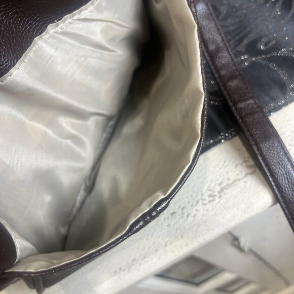 Women's Crossbody Patchwork Bag Adjustable Strap Multi-Pockets Fashion Shoulder - Picture 7 of 10